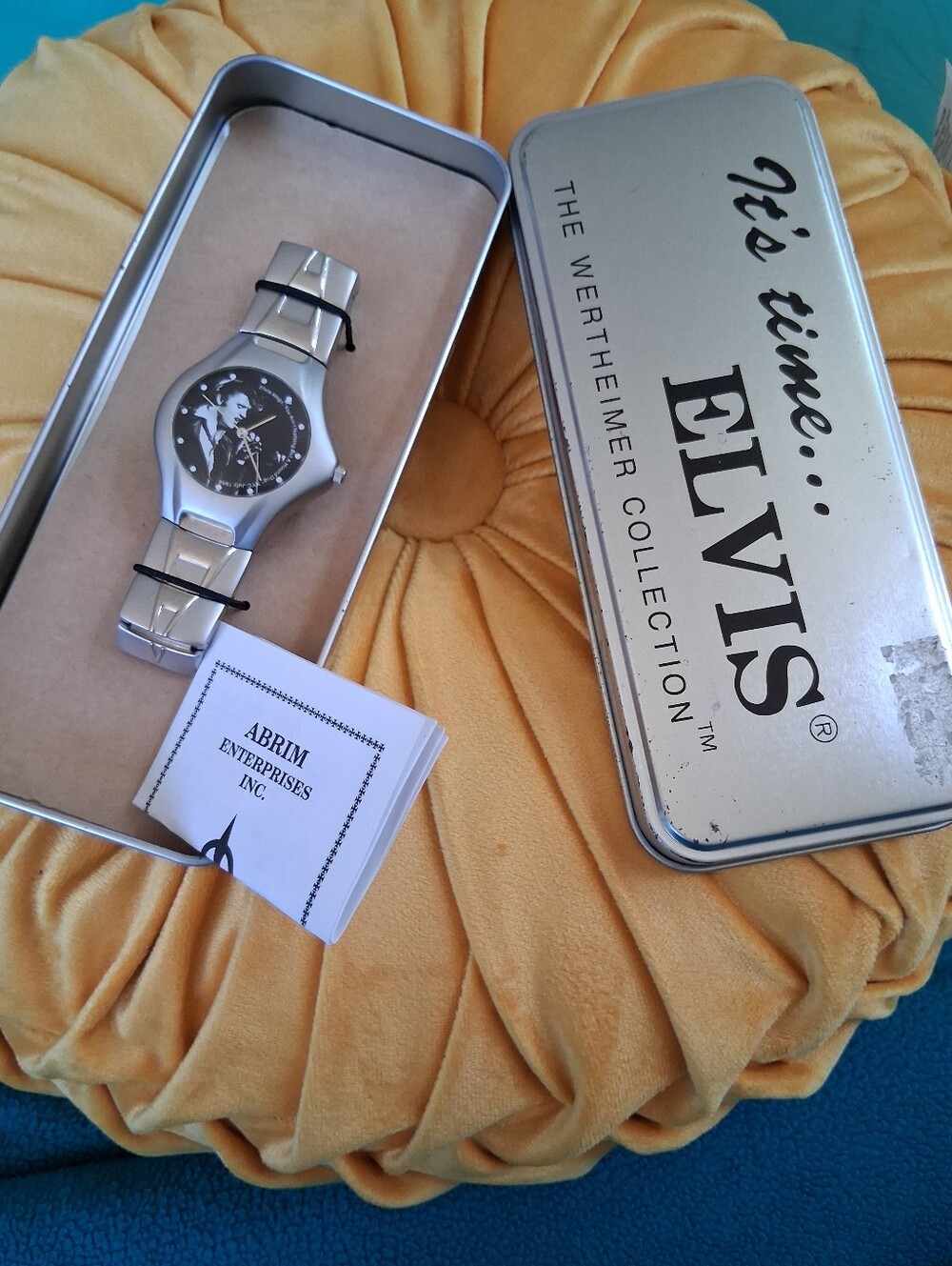 Elvis Werthheimer Collection Silver Metal  Watch